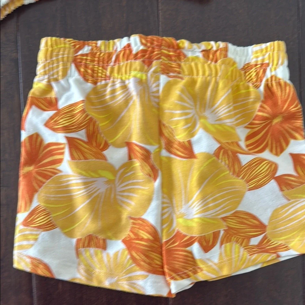 Jessica Simpson Toddler Girls Hawaiian Floral Print Two Piece Short Set!